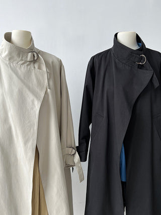 mid-length trench coat