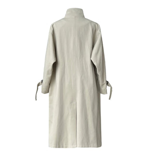 mid-length trench coat