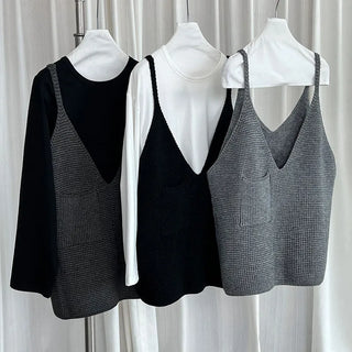 knitted vest