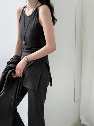 spaghetti vest pants