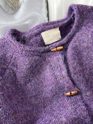 horn button cardigan