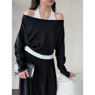 fake two-piece top