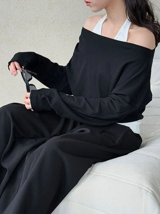 fake two-piece top