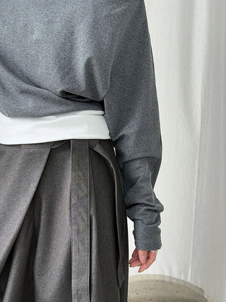 fake two-piece top