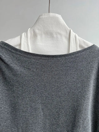fake two-piece top