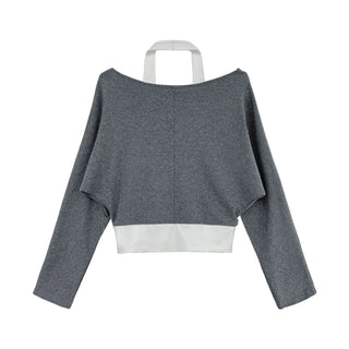 fake two-piece top