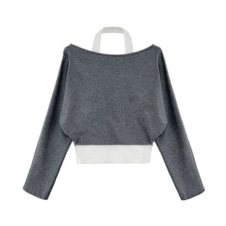 fake two-piece top