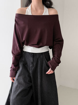 fake two-piece top