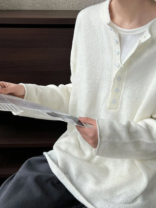 round neck smock