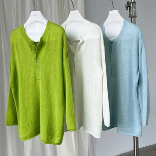 round neck smock