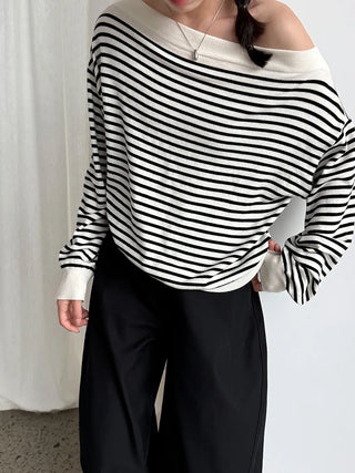 striped wool sweater