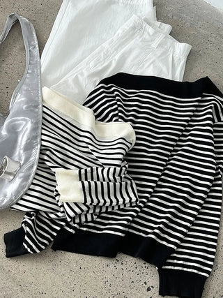 striped wool sweater
