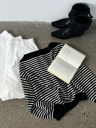 striped wool sweater