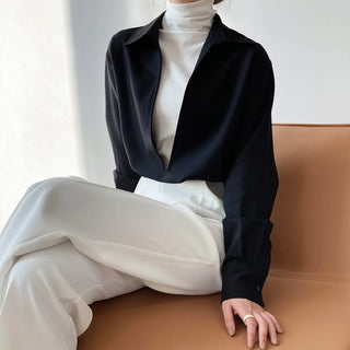 V-neck shirt