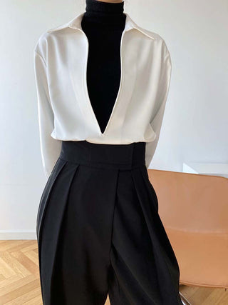 V-neck shirt