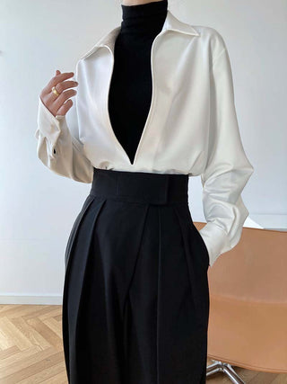V-neck shirt