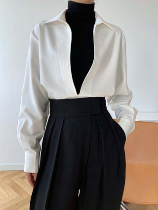V-neck shirt