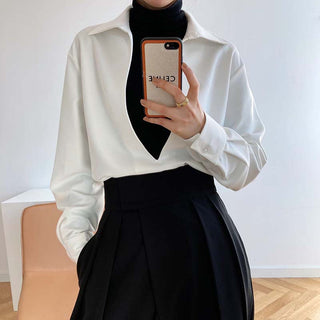 V-neck shirt
