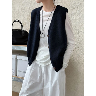 V-neck cardigan