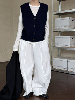 V-neck cardigan