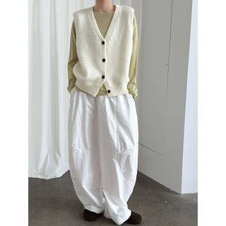 V-neck cardigan