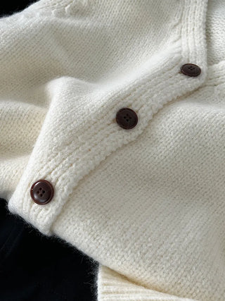 V-neck cardigan