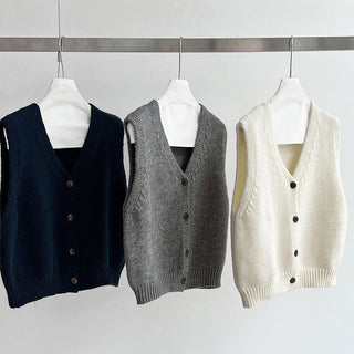 V-neck cardigan
