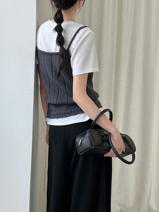 hollow tied vest