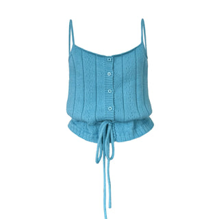 hollow tied vest