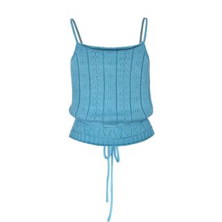 hollow tied vest
