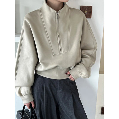 half zipper top