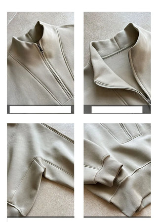 half zipper top