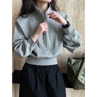 half zipper top