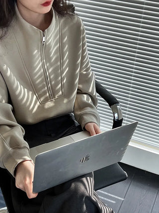 half zipper top