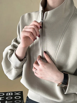 half zipper top