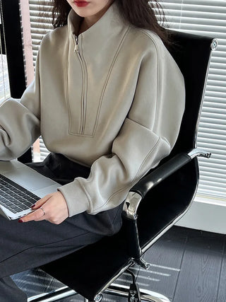 half zipper top