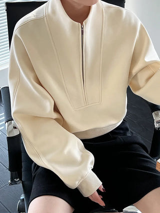 half zipper top
