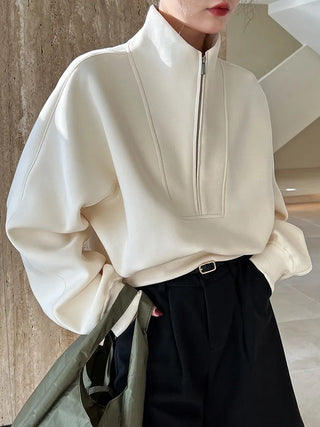 half zipper top