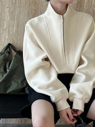 half zipper top