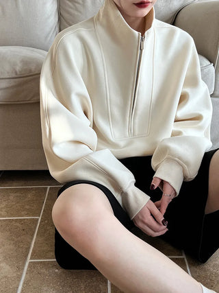 half zipper top