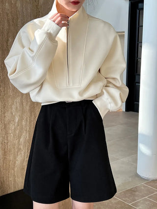 half zipper top