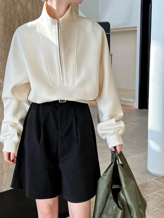 half zipper top