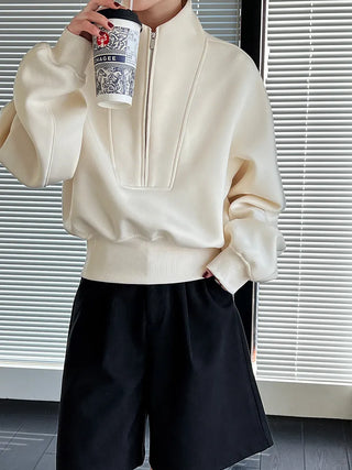 half zipper top