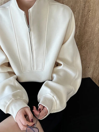 half zipper top