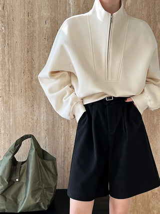 half zipper top