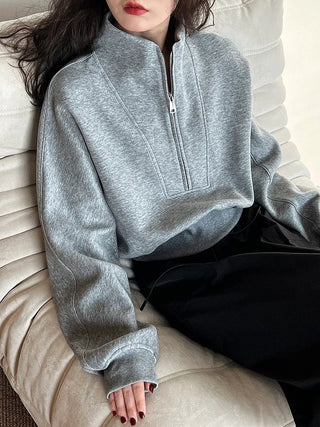 half zipper top