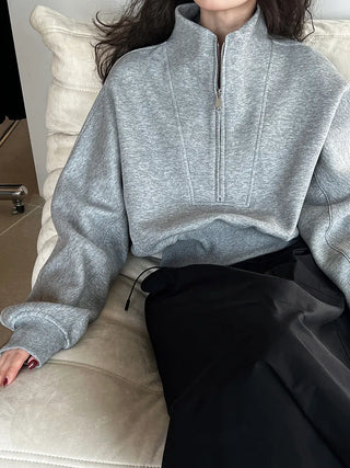 half zipper top