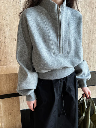 half zipper top