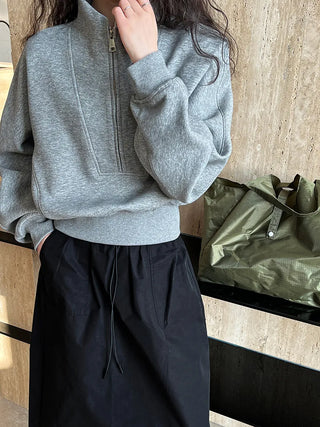 half zipper top