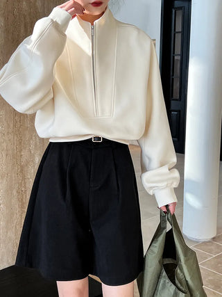 half zipper top